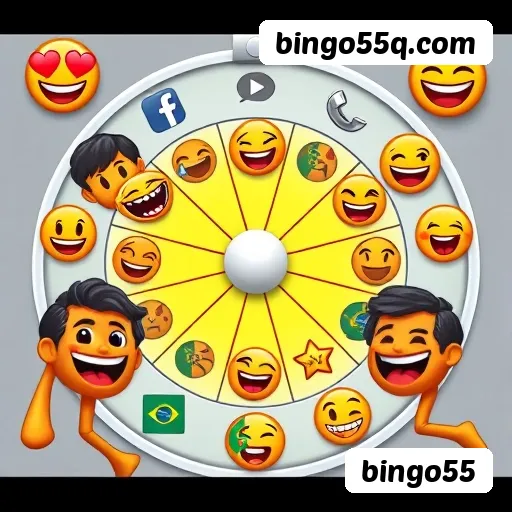 Aplicativo móvel bingo55 para iOS e Android
